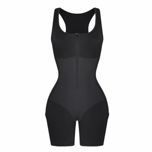 Athletic Body Shaping Romper with pockets