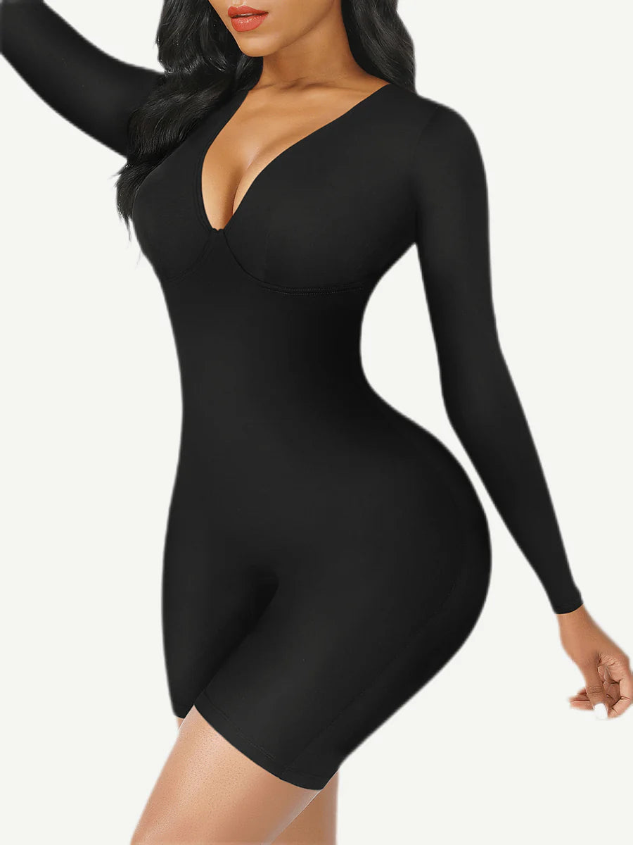 Long Sleeve Mid Tight Body Shaper