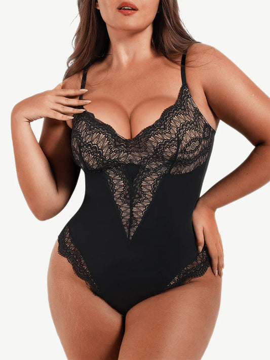 Lace Sculpting Bodysuit Shaper