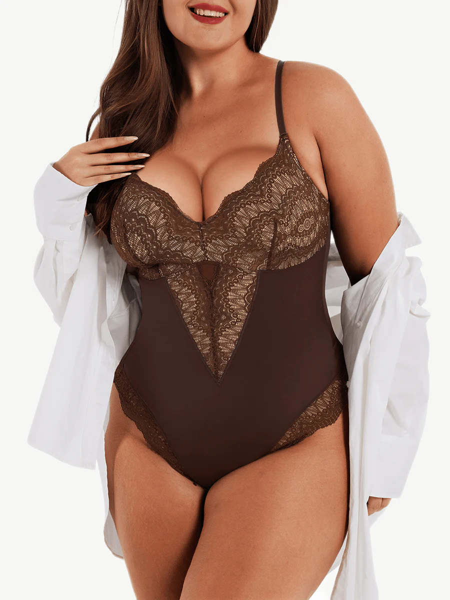 Lace Sculpting Bodysuit Shaper