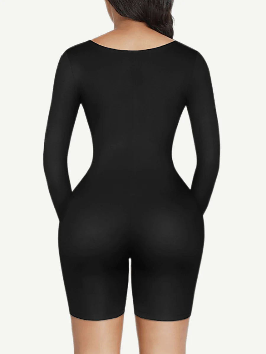 Long Sleeve Mid Tight Body Shaper